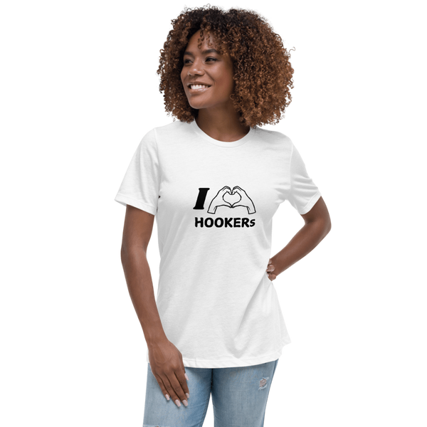 I love hookers women funny quote tshirt